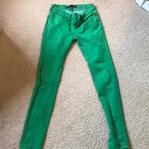 Green jeans